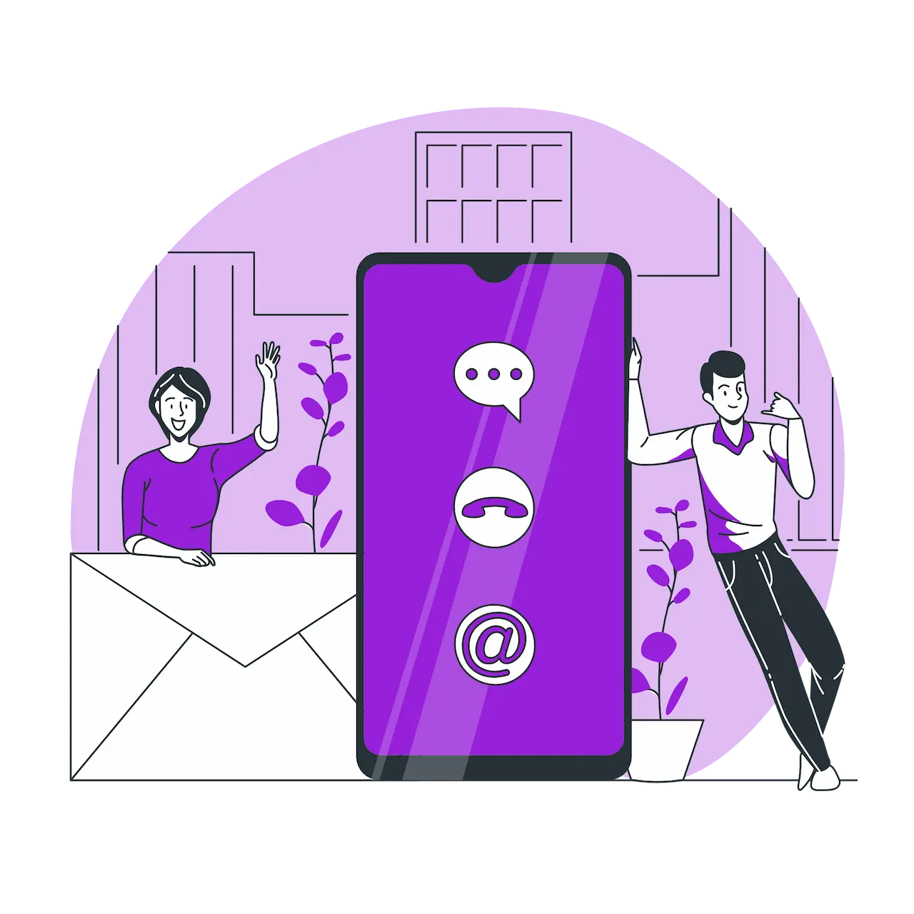 Contact Illustration